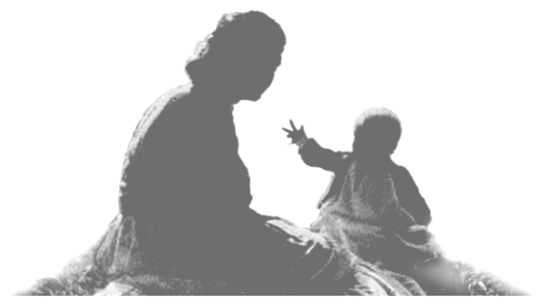 Graphic of woman and infant